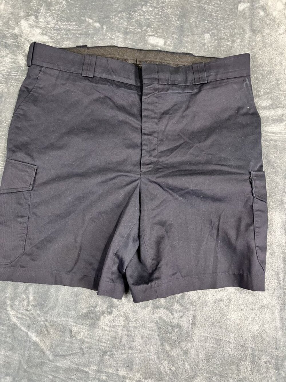 Freedom Fit By Fechheimer Mens Navy Cargo Shorts Size 42R